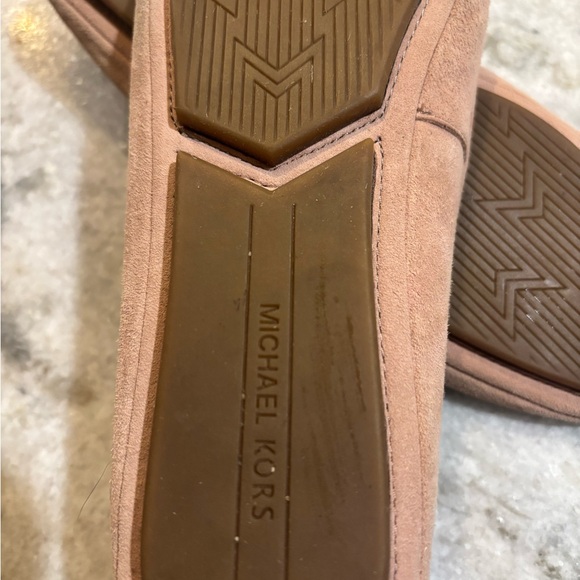 Michael Kors Women's Blush Suede Loafers - Picture 6 of 9